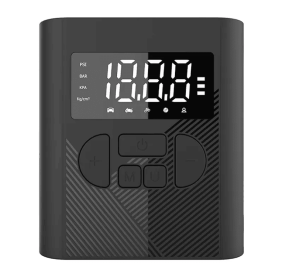 PSP006 Auto Tire Inflator 150PSI Bicycle Tire Inflator Bed Pad Inflation 12V Auto Tire Air Pump 19-Cylinder Air Pump Quick Compressor Built-in Ai